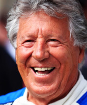 Mario Andretti in the Rapid Response movie Picture of Mario Andretti in the Rapid Response movie